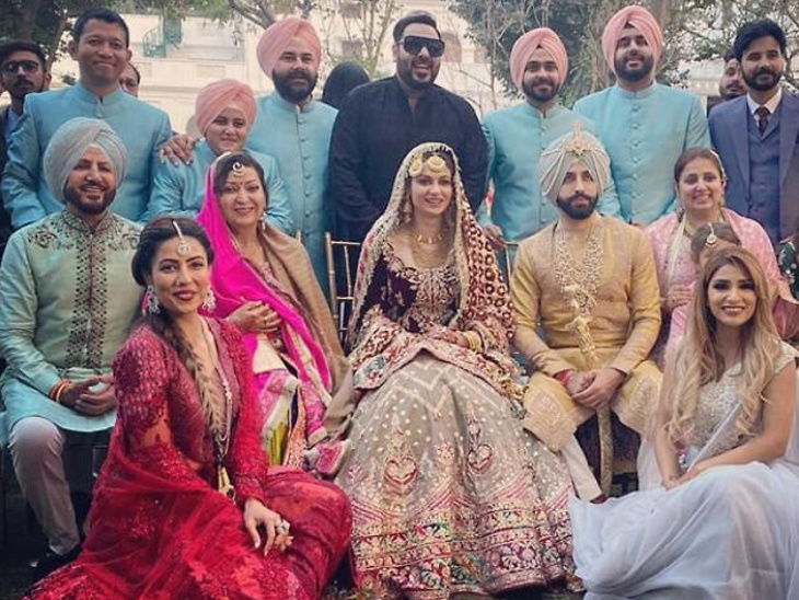 गुरदास मान के बेटे गुरीक ने की एक्ट्रेस सिमरन कौर मुंडी से शादी, बधाई देने पहुंचे कई सेलेब्स