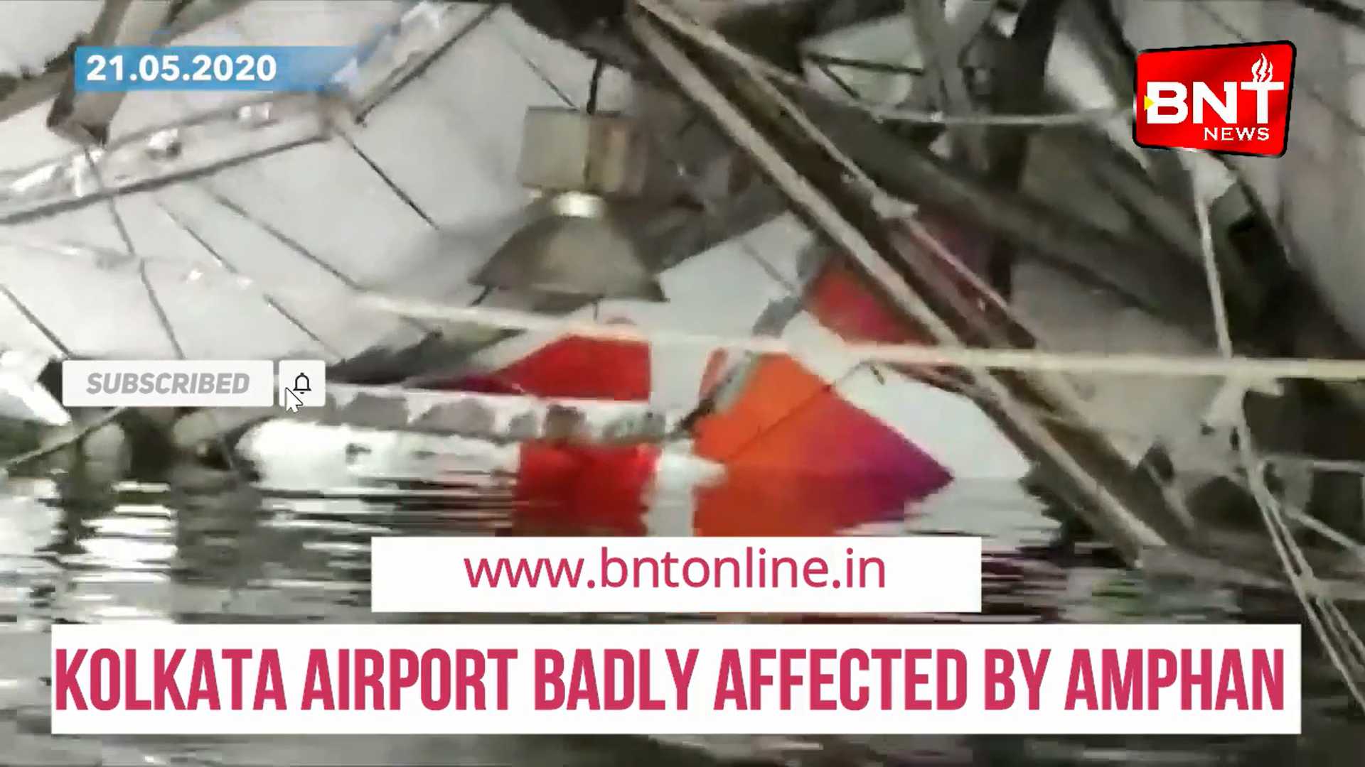 Kolkata Airport badly affected by AMPHAN