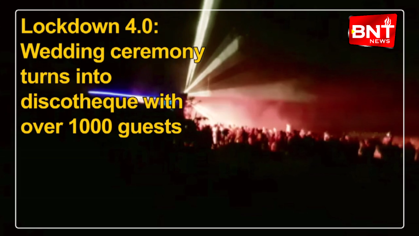 Lockdown 4 0 Wedding ceremony turns into discotheque with over 1000 guests