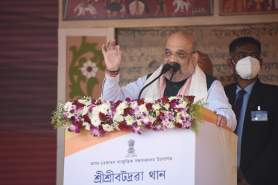 गृहमंत्री अमित शाह ने खड़गपुर में किया रोड शो, बोले-जनता ने मन बना लिया है