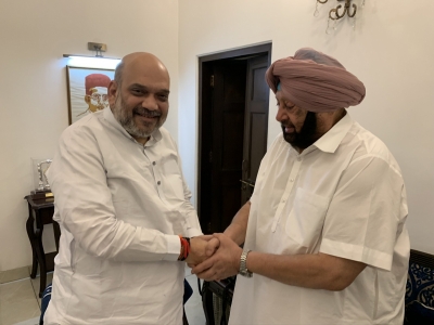 अमित शाह और अमरिंदर सिंह के बीच लगभग एक घंटे तक हुई मुलाकात, इस मुद्दे पर हुई बात..