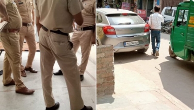 दिल्ली में भाजपा नेता के आवास पर पंजाब पुलिस