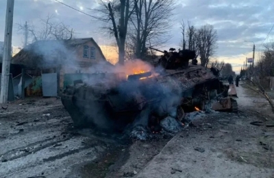रूस का दावा, यूक्रेन के हेलीकॉप्टरों ने उसके इलाके में हमले किए