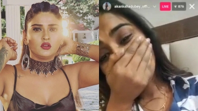 मौत से कुछ घंटे पहले इंस्टाग्राम लाइव के बीच आकांक्षा दुबे की आंखों में थे आंसू