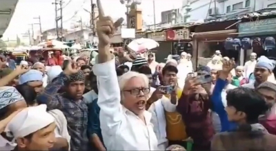 पटना में अतीक अहमद के समर्थन में नारे, एक्शन में पुलिस