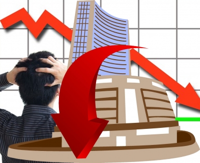 इंफोसिस, एचयूएल और आरआईएल के दबाव से सेंसेक्स 1000 अंक टूटा
