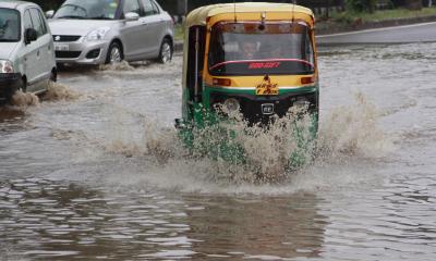 दिल्ली के रोहिणी में बारिश के बीच ऑटो रिक्शा पर पेड़ गिरा, चालक की मौत