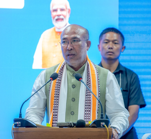 सरकार जल्द से जल्द शांति बहाली के लिए उठा रही कदम : मणिपुर के मुख्यमंत्री
