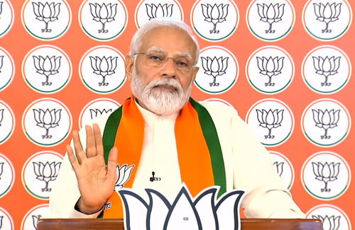 राजस्थान, महाराष्ट्र और गोवा के एनडीए सांसदों के साथ प्रधानमंत्री मोदी की बैठक