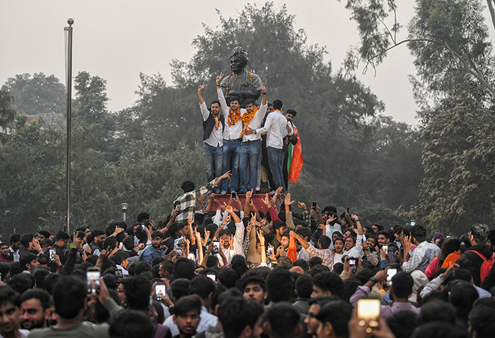 डूसू चुनाव : एनएसयूआई ने खोली ‘मोहब्बत की दुकान’, एबीवीपी ने कहा, ‘हम सबसे बड़े छात्र संगठन’