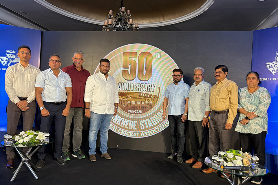 वानखेड़े स्टेडियम के 50 साल पूरे होने पर भव्य समारोह की घोषणा