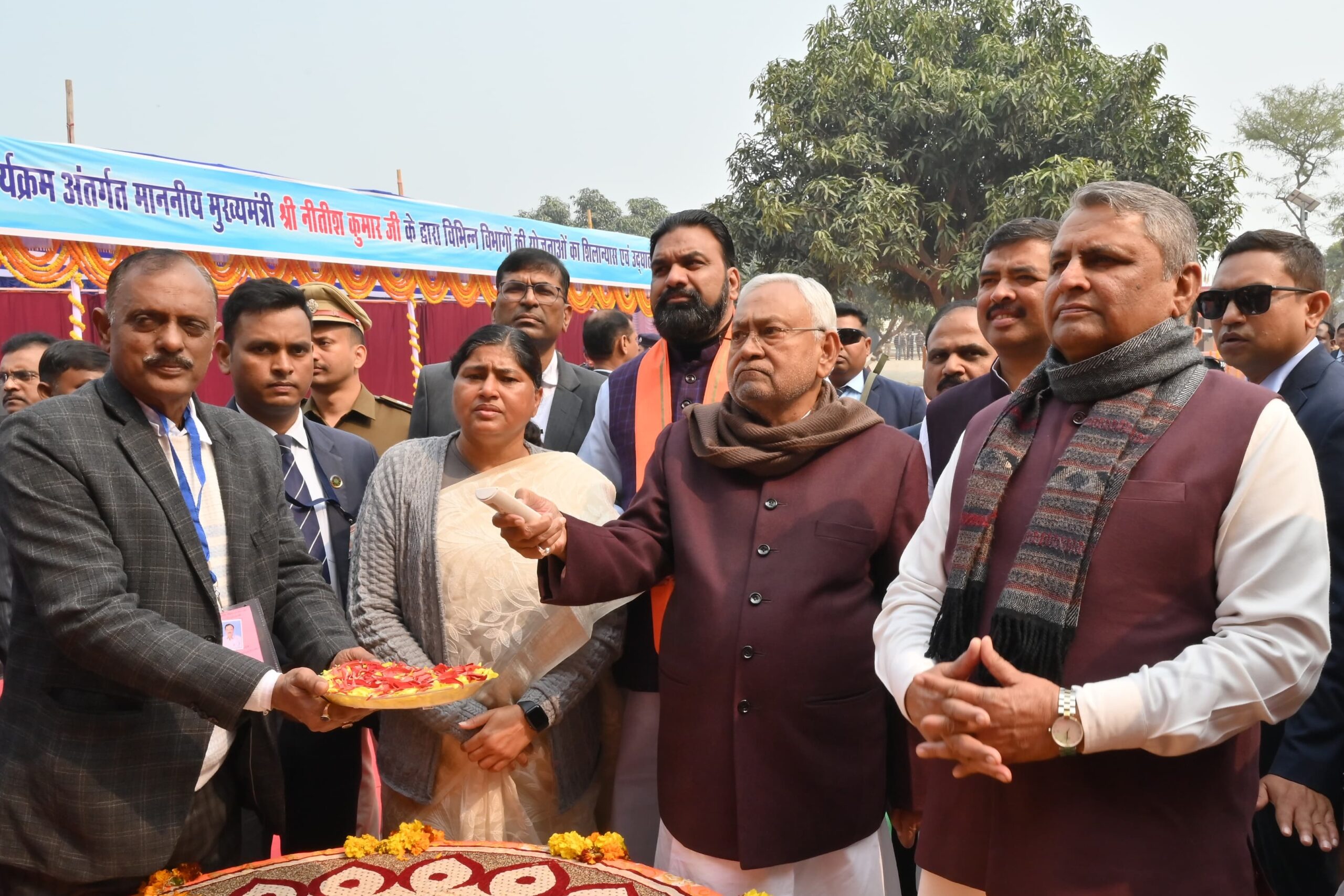 प्रगति यात्रा : बिहार के सीएम नीतीश कुमार पूर्णिया पहुंचे, 580 करोड़ की योजनाओं की दी सौगात