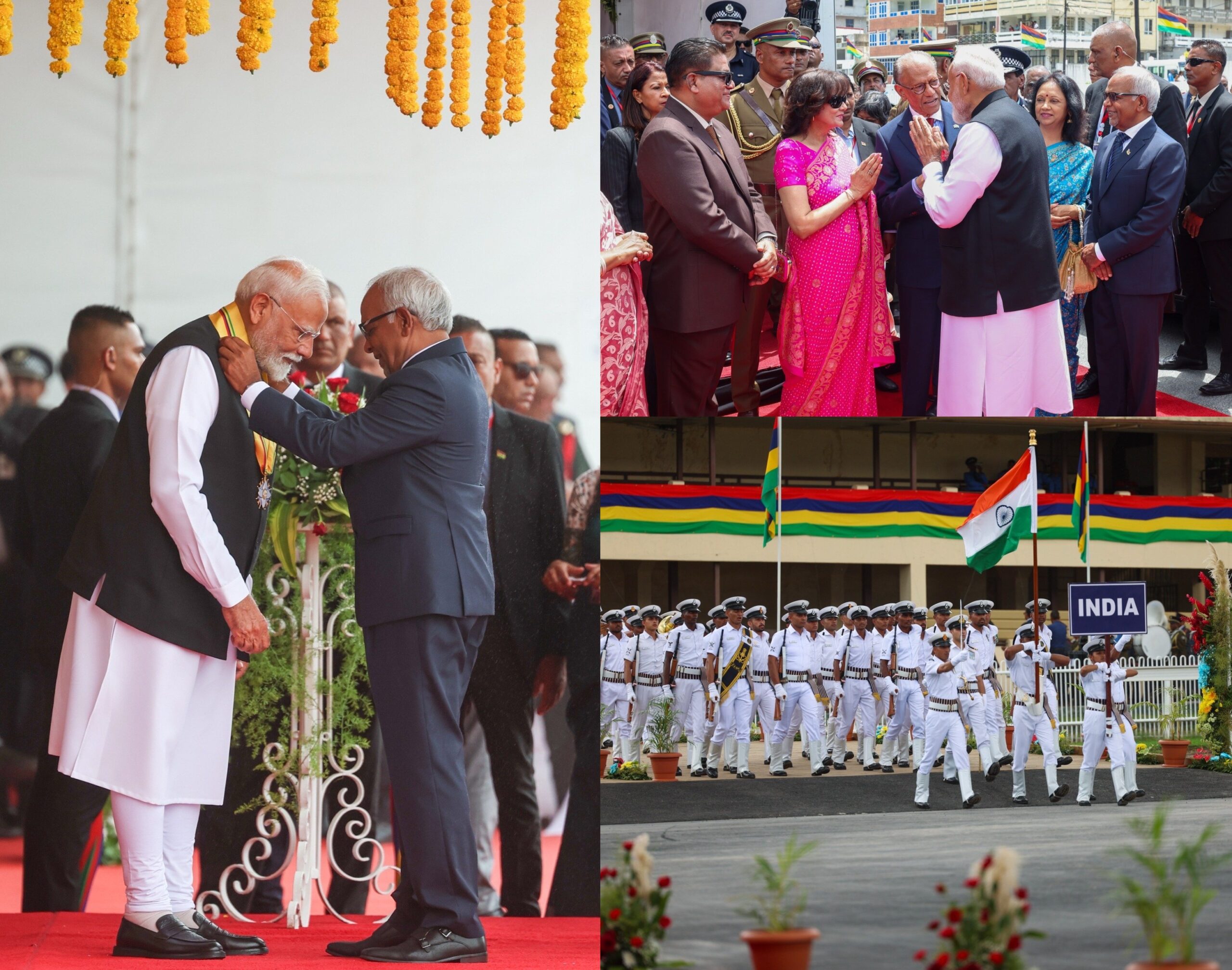 मॉरीशस के राष्ट्रीय दिवस समारोह में शामिल हुए प्रधानमंत्री मोदी, सर्वोच्च नागरिक सम्मान से नवाजे गए