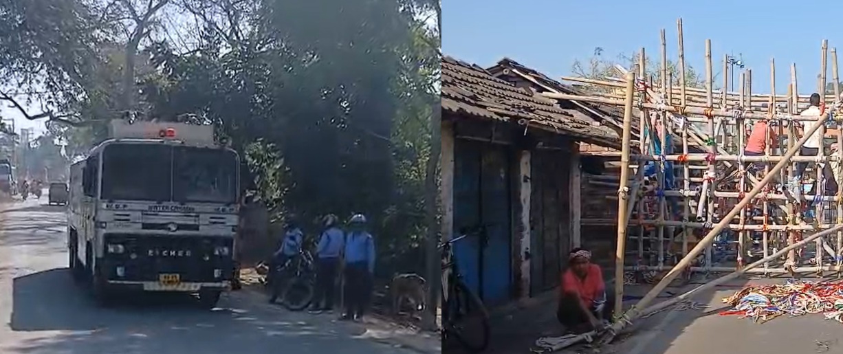 पश्चिम बंगाल: मोथाबाड़ी में सांप्रदायिक तनाव जारी, 57 लोग गिरफ्तार