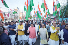 भोपाल में भाजपा ने ‘ऑपरेशन सिंदूर’ की सफलता पर तिरंगा यात्रा निकली
