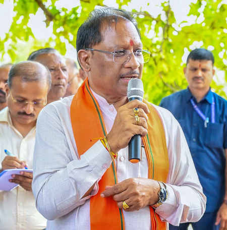 कांग्रेस कभी जातिगत जनगणना कराने की हिम्मत नहीं जुटा पाई : छत्तीसगढ़ सीएम विष्णु देव साय